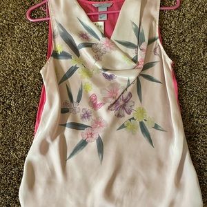 NWT H&M floral pink blouse